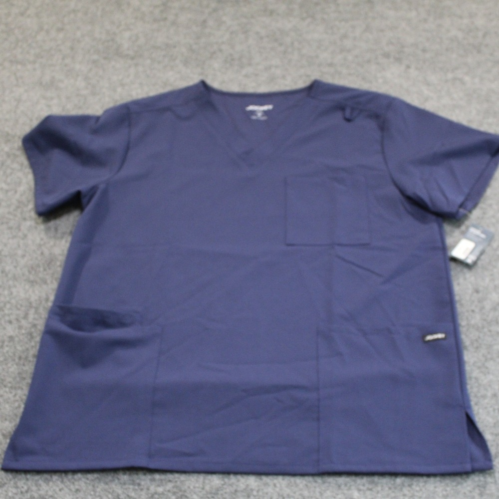 NWT‎ Jockey Scrubs Signature Tri Blend Fabric V Neck Short Sleeve Top New Navy M